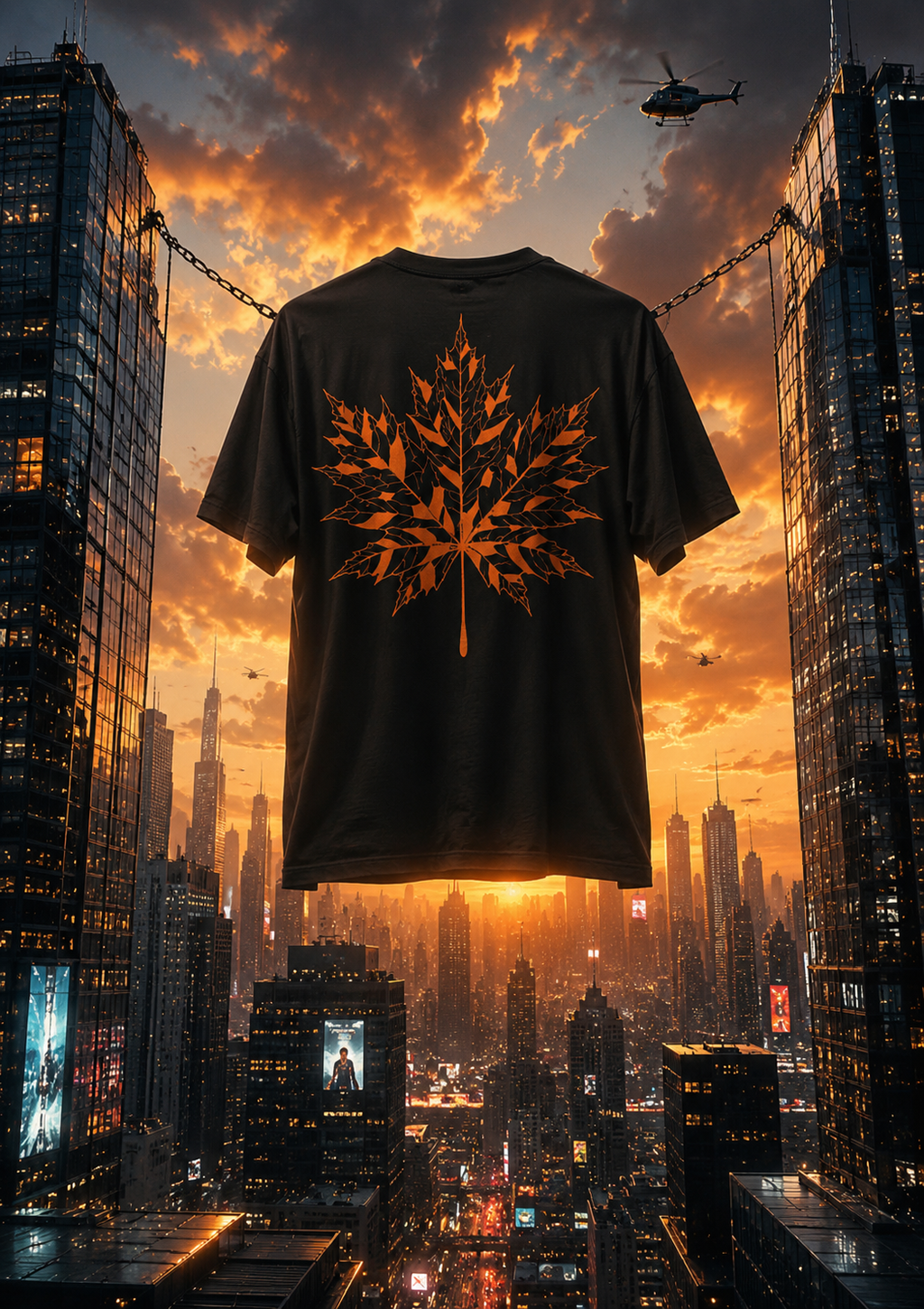 Orange Maple Tee
