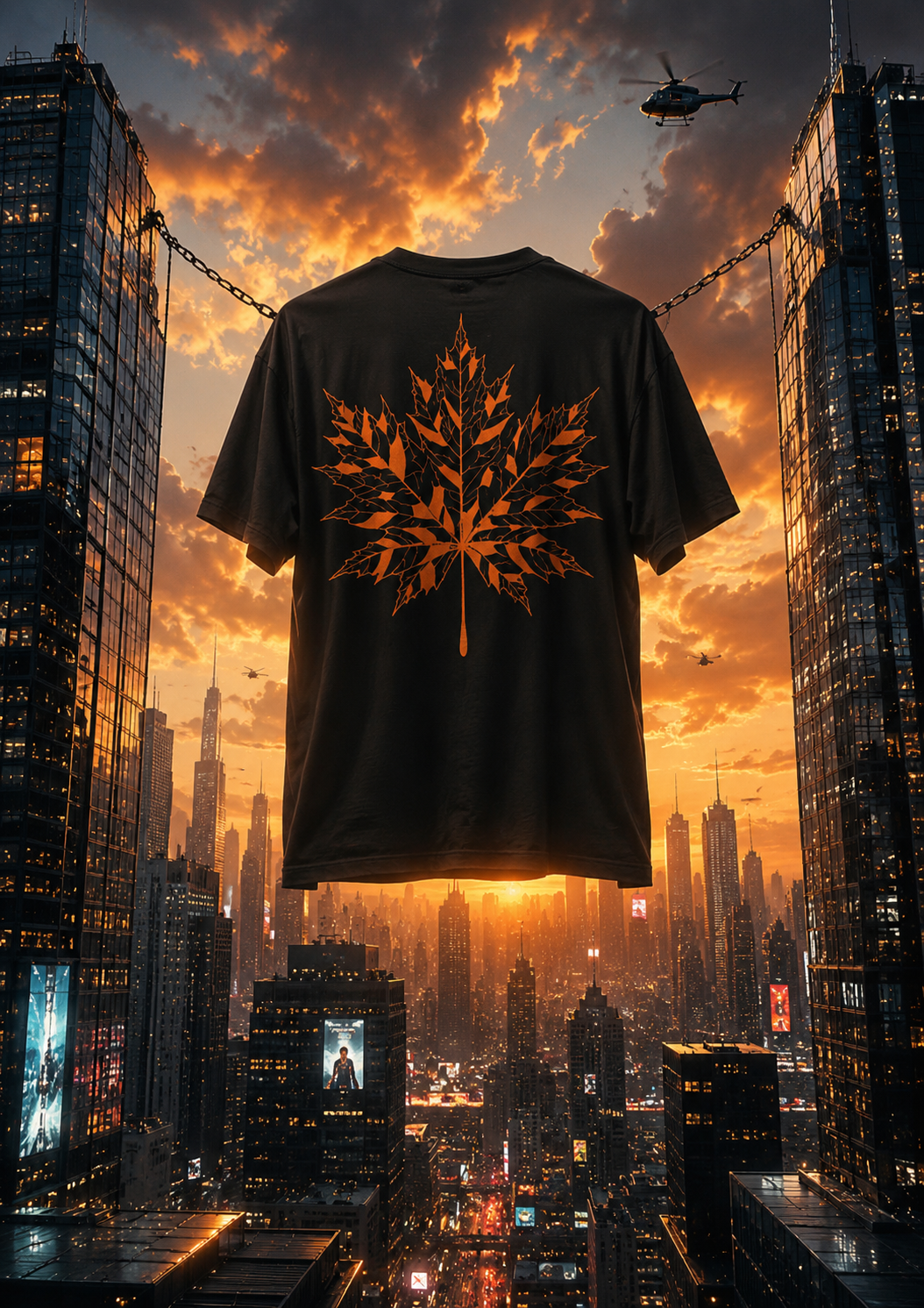 Orange Maple Tee