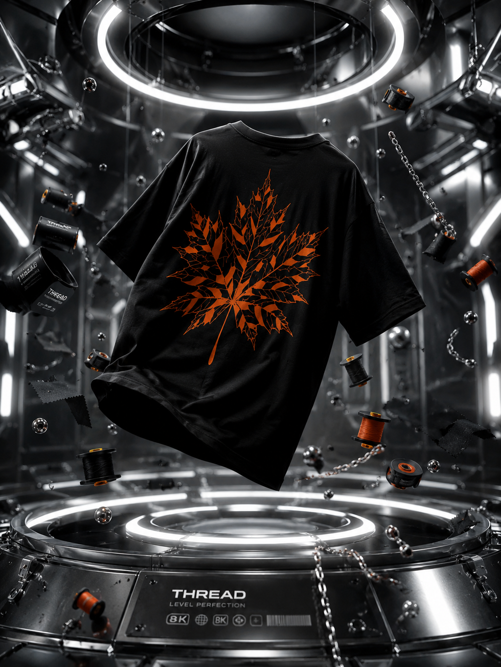Orange Maple Tee