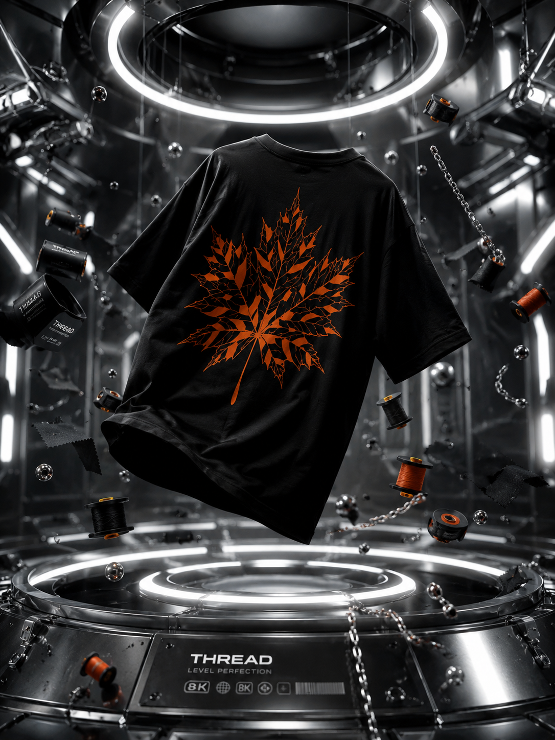Orange Maple Tee