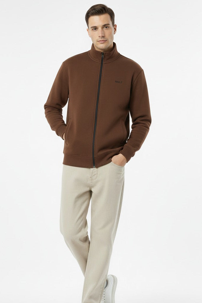 Urban Mocha Full-Zip Sweatshirt