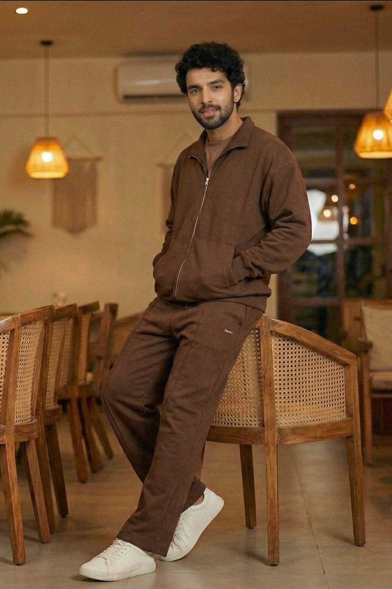 UrbanCore Winter Co-ord Set – Cocoa Brown