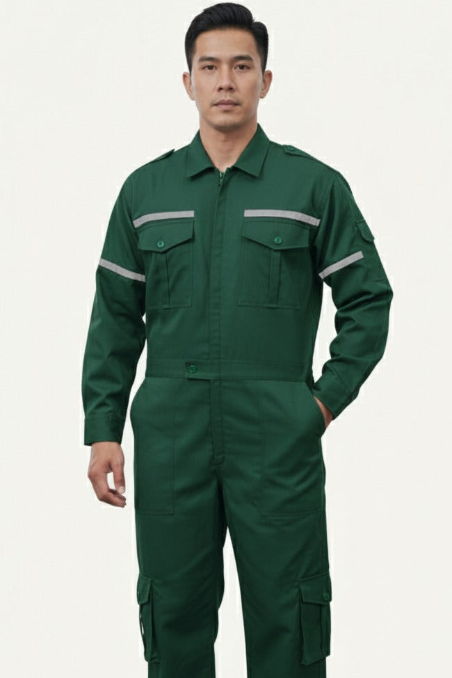 Single tone full body Coverall/ Boiler suit
