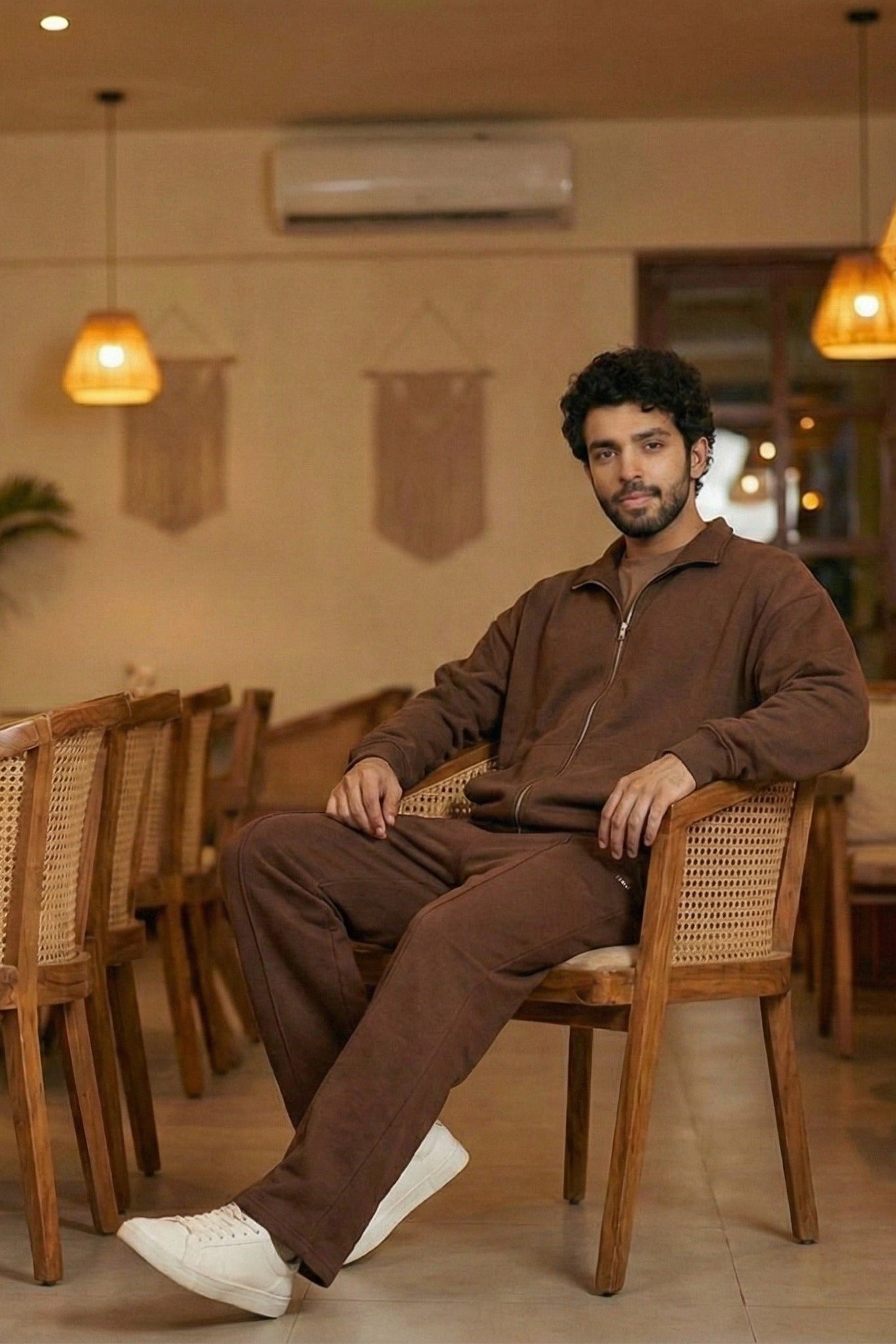 UrbanCore Winter Co-ord Set – Cocoa Brown