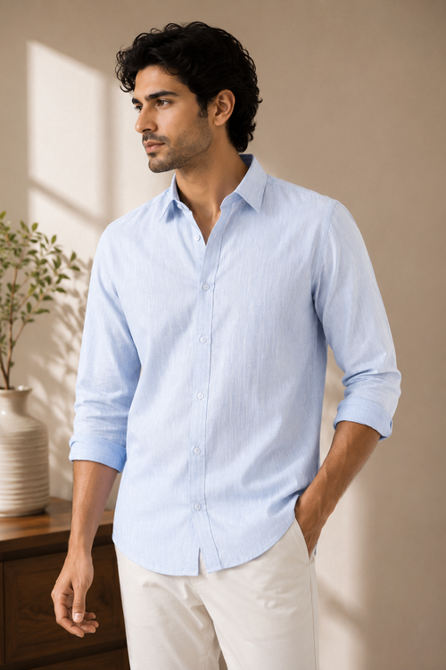 Cotton linen shirt