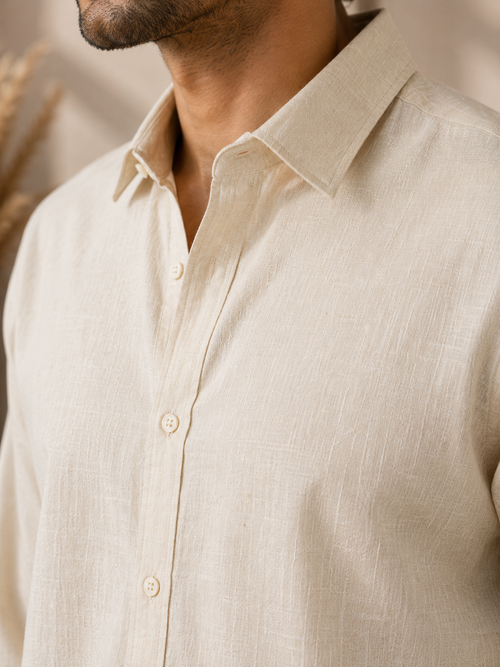 Cotton linen shirt
