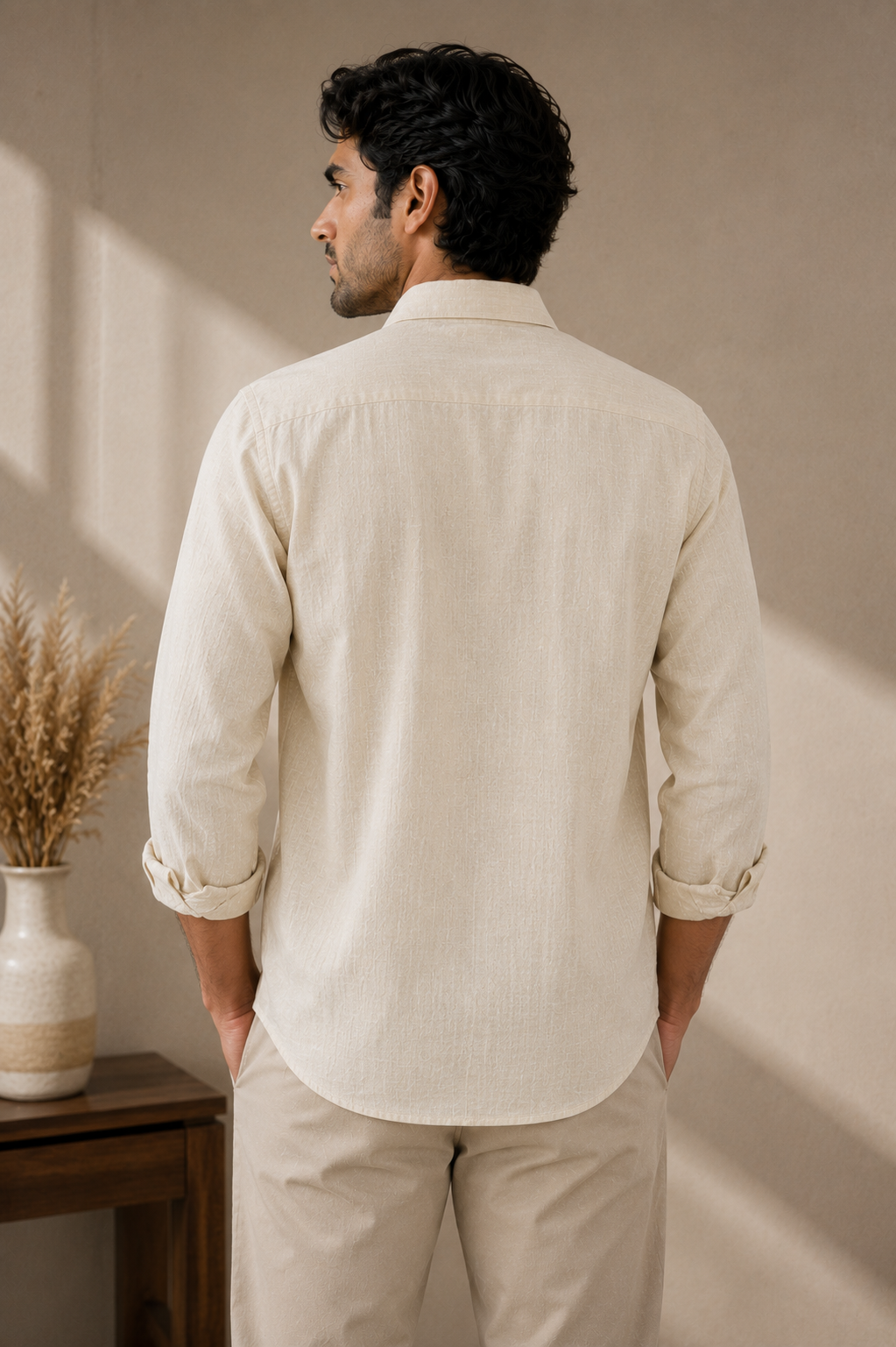 Cotton linen shirt