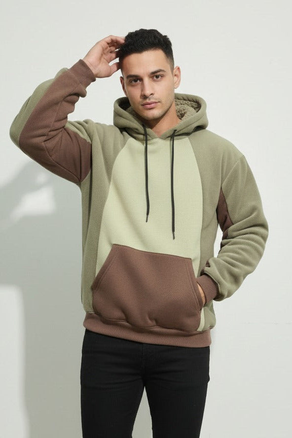 Oversized forest edged hoodie