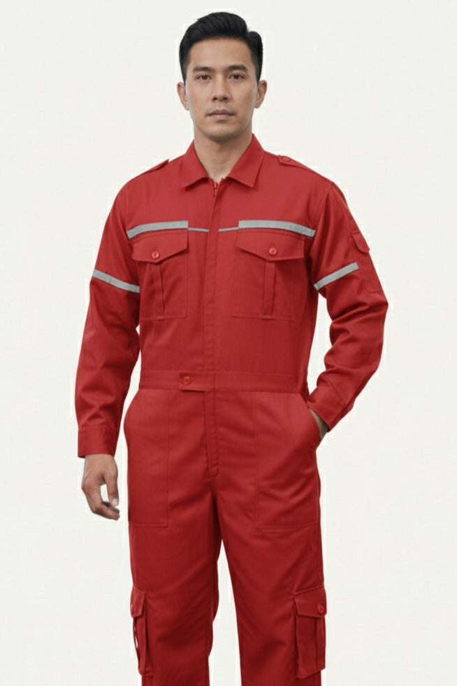 Single tone full body Coverall/ Boiler suit