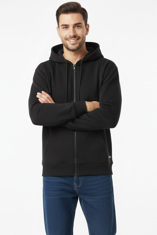 Classic Black Premium ZIp hoodie