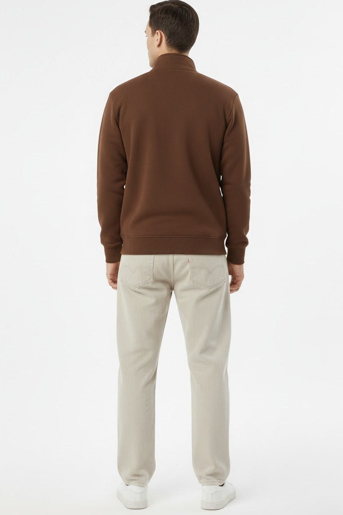Urban Mocha Full-Zip Sweatshirt