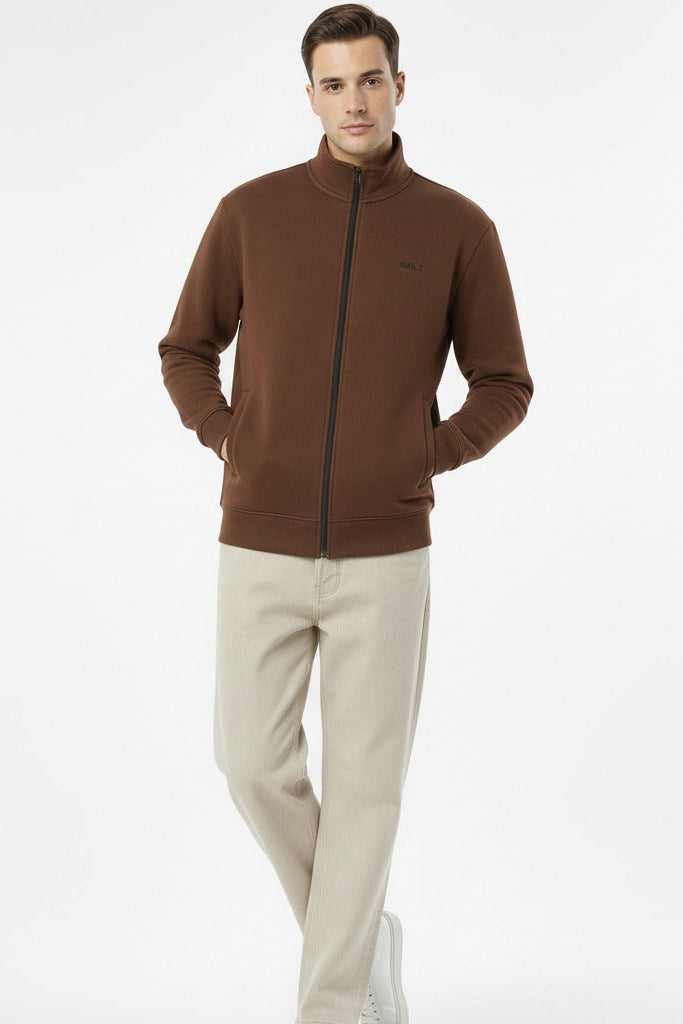 Urban Mocha Full-Zip Sweatshirt