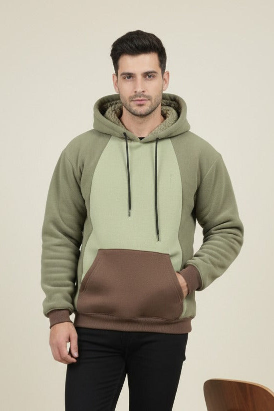 Oversized forest edged hoodie