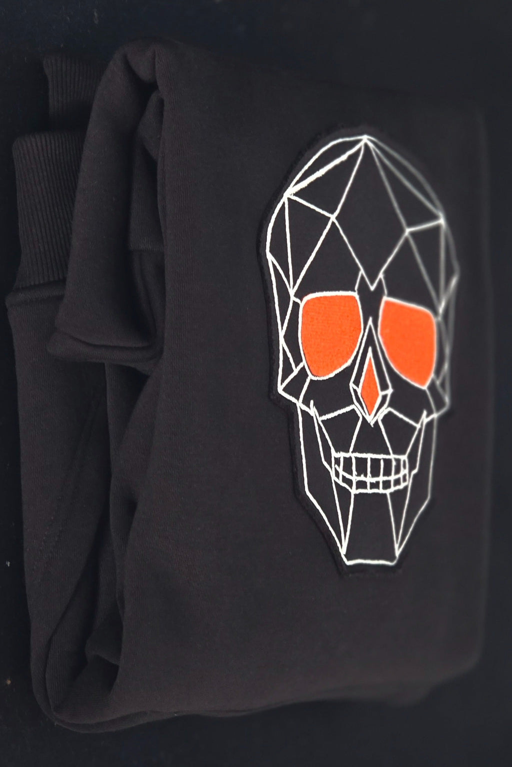 Skull Embroidery sweat shirt