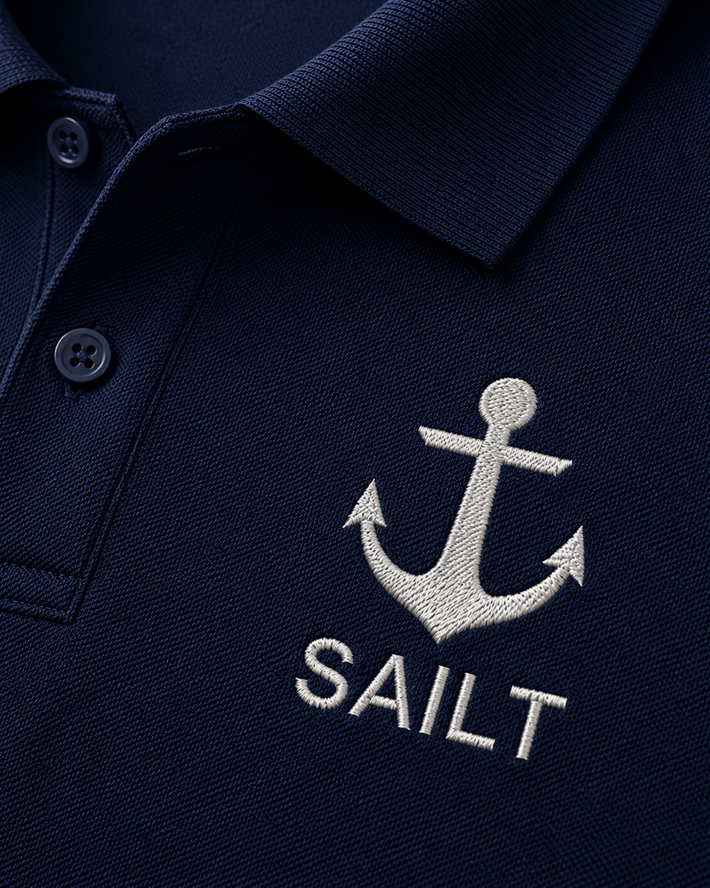 Sailt Anchor polo T shirt