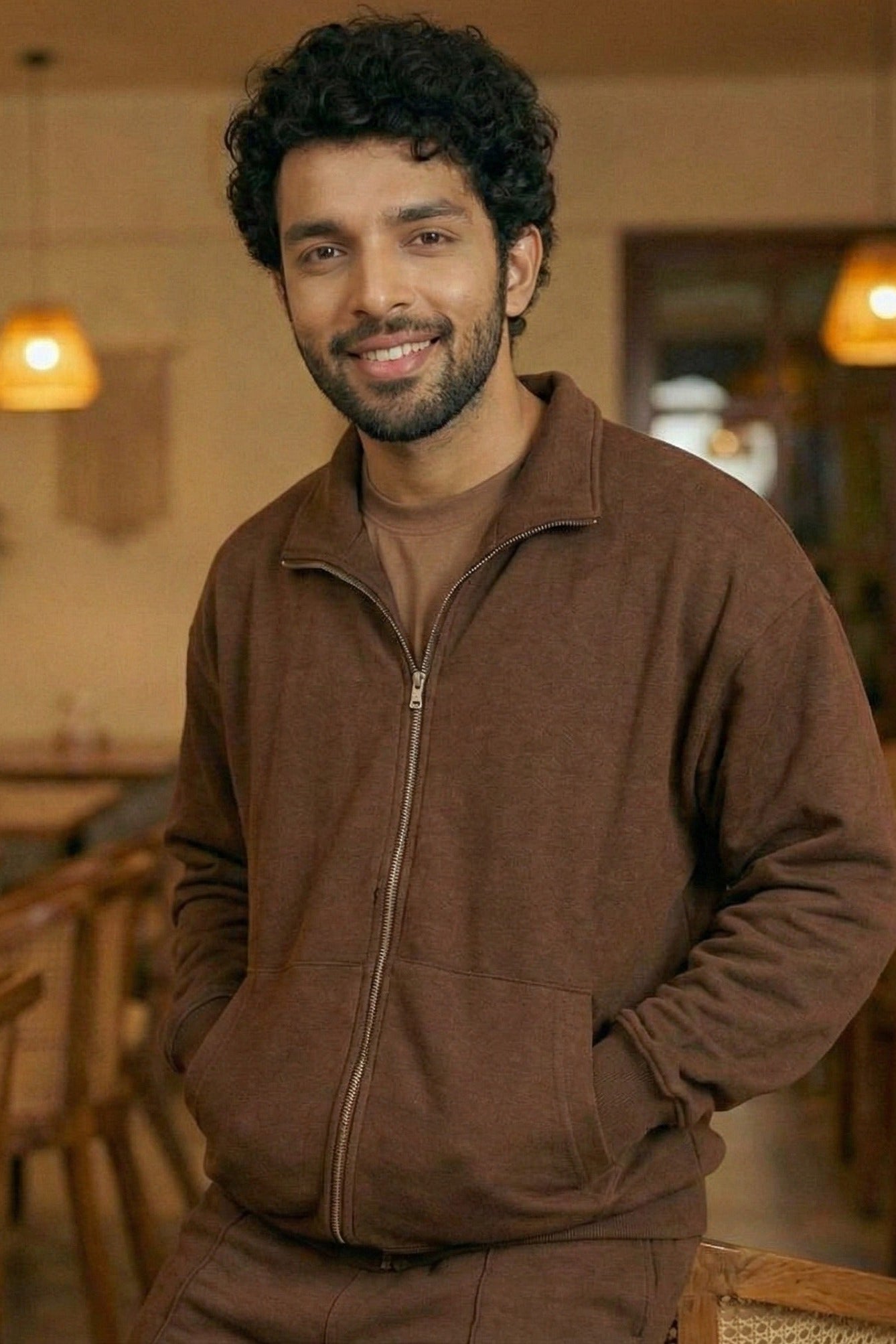 UrbanCore Winter Co-ord Set – Cocoa Brown