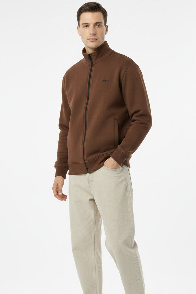 Urban Mocha Full-Zip Sweatshirt