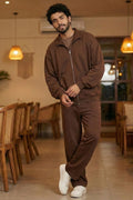 UrbanCore Winter Co-ord Set – Cocoa Brown